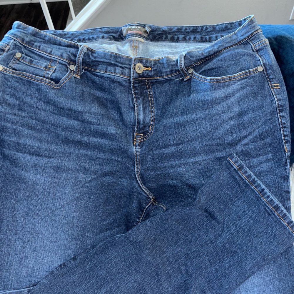 Torrid boyfriend straight with vintage stretch jeans!